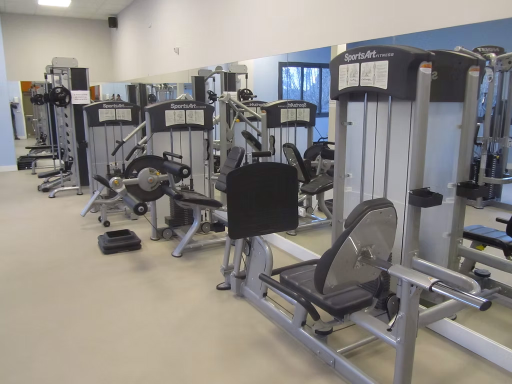 Vista del gimnasio del Club Suanzes