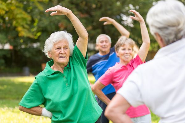 Persona en clase de Pilates